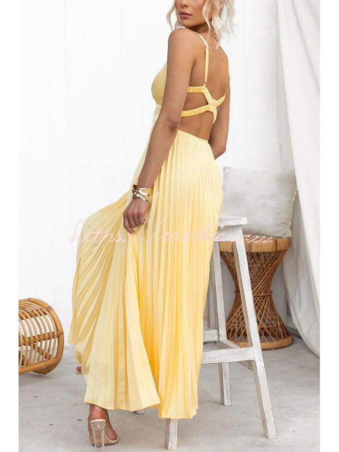 Clara | Elegant Pleated Cocktail Dress - ginlerie 4