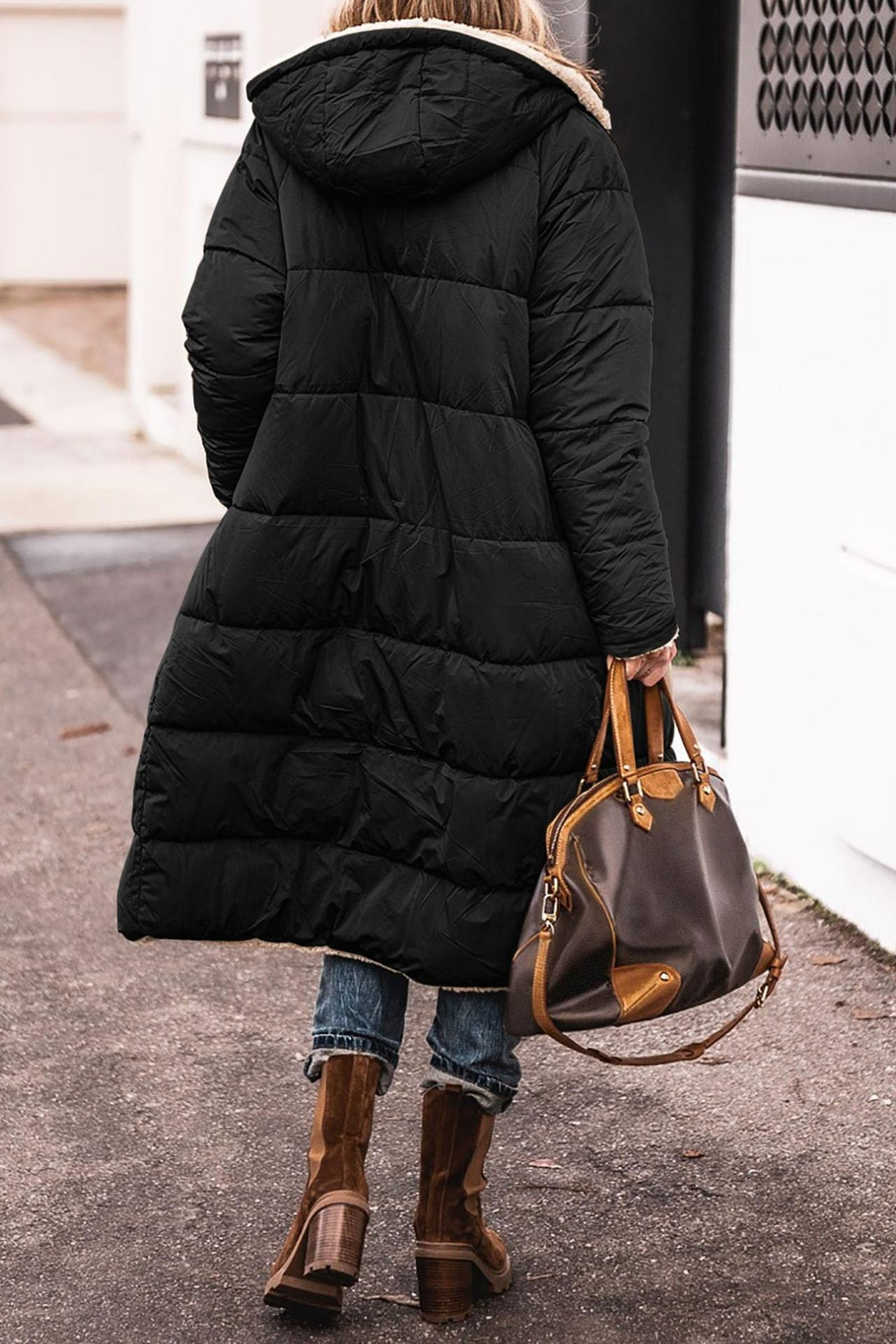 Clara | Elegant Reversible Winter Coat - ginlerie 3