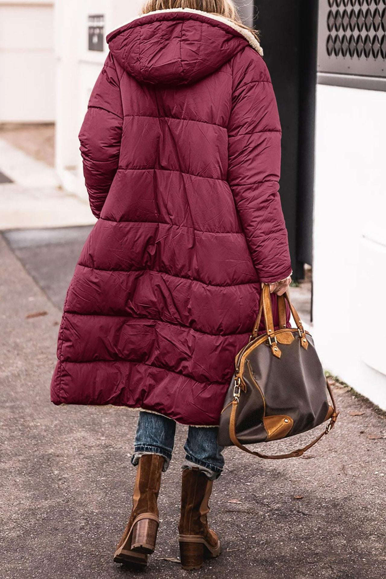 Clara | Elegant Reversible Winter Coat - ginlerie 7