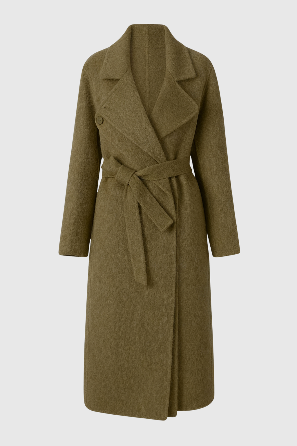 Clara | Khaki Overcoat - ginlerie 2