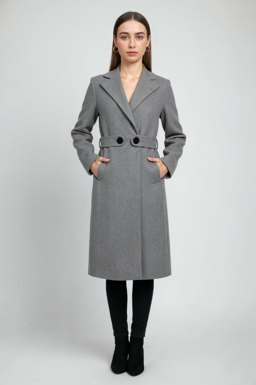 Clara | Mid-Length Winter Coat - ginlerie 2