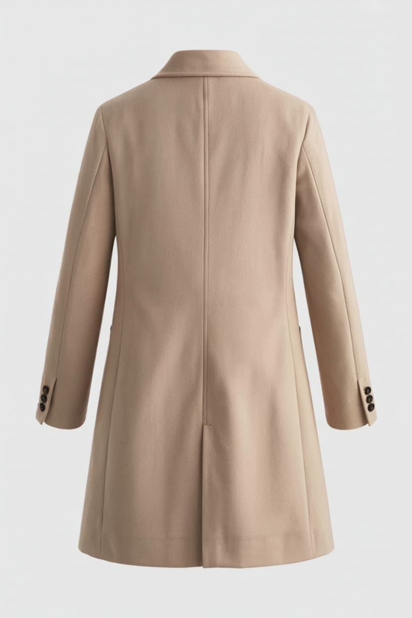 Clara | Stylish Khaki Winter Coat - ginlerie 3