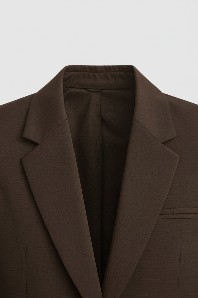 Clara | Tailored Brown Blazer - ginlerie 4