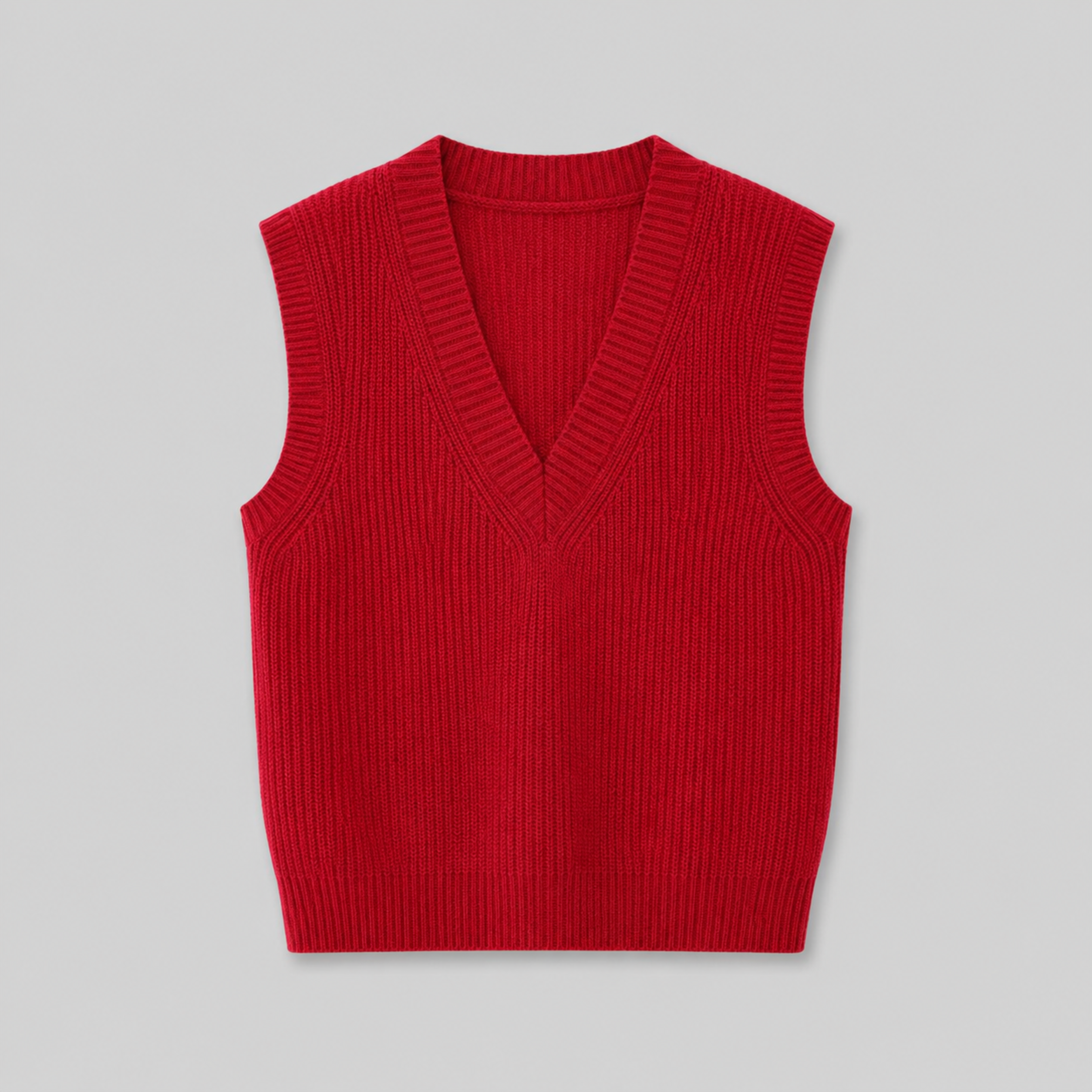Clara | V-Neck Knit Vest - ginlerie 3