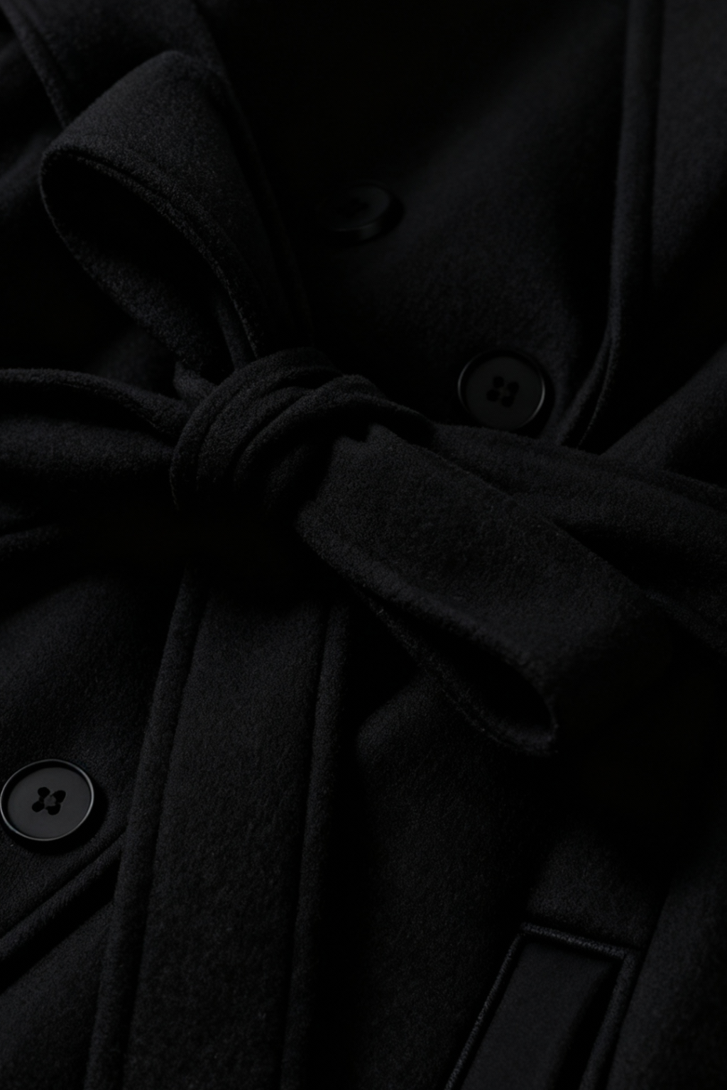 Diana | Black Trench Coat - ginlerie 5
