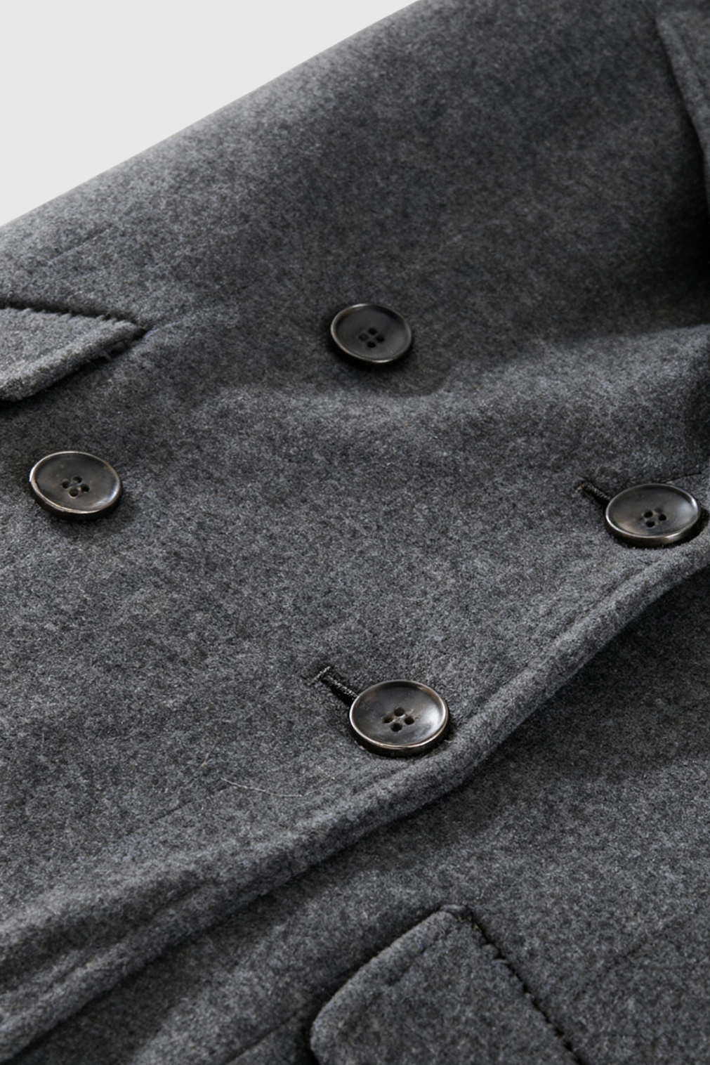 Diana | Dark Gray Wool Coat - ginlerie 5