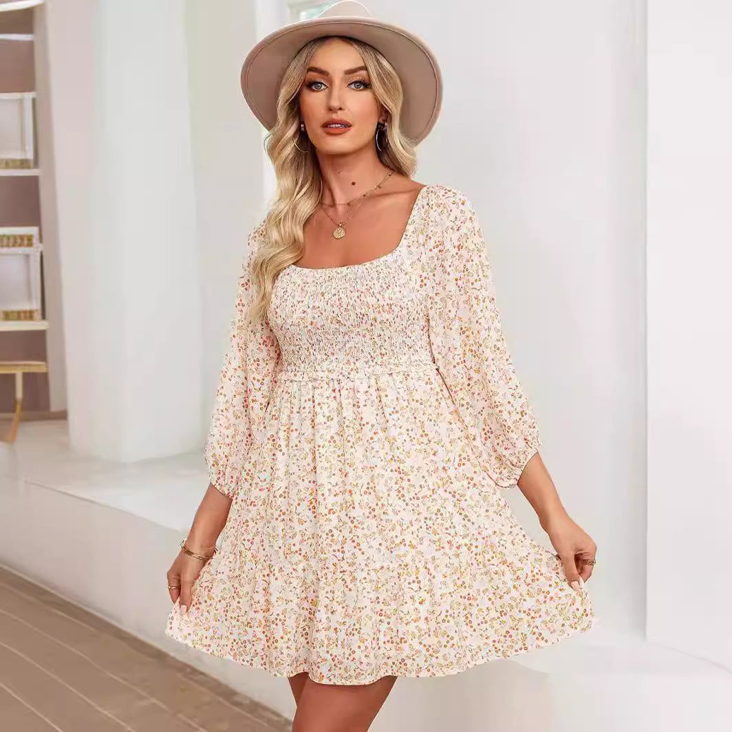 Elena | A-Line Summer Dress - ginlerie 0