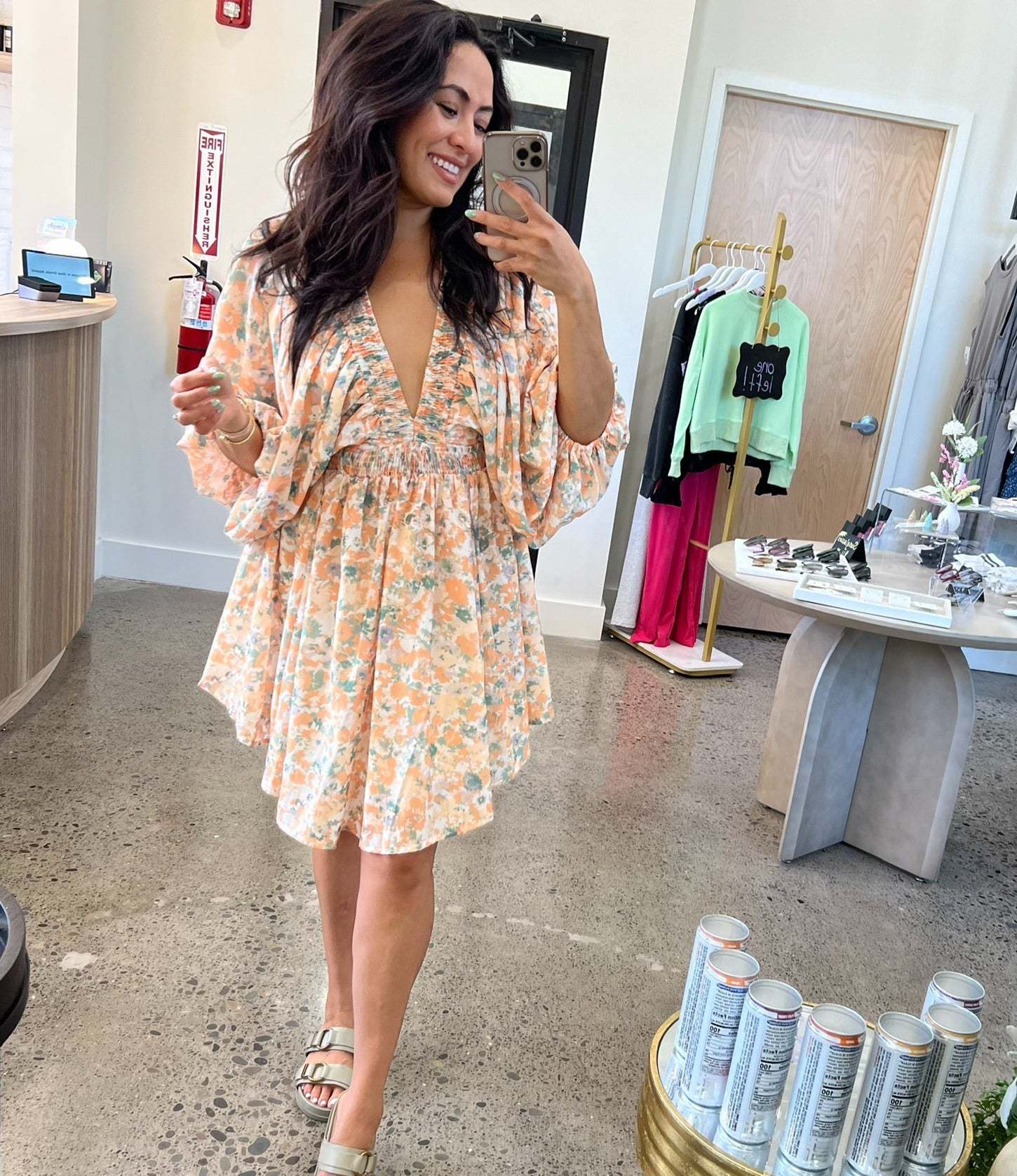Elena | Chiffon Mini Dress - ginlerie 2