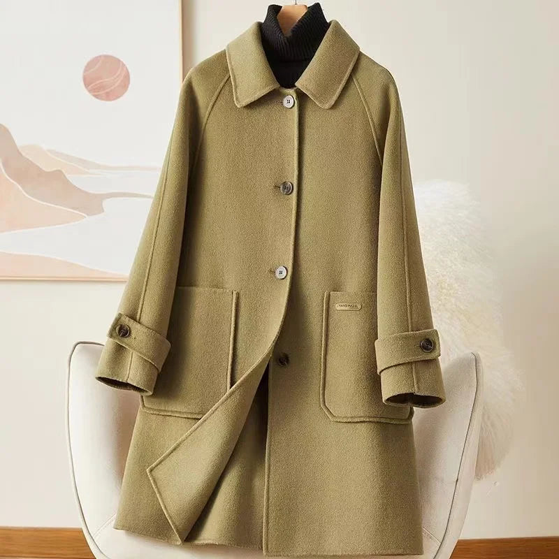 Elena | Classic Single-Breasted Coat - ginlerie 0