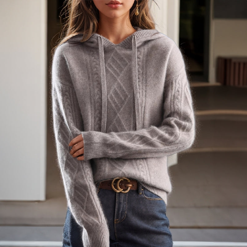 Elena | Cozy Hooded Pullover - ginlerie 1