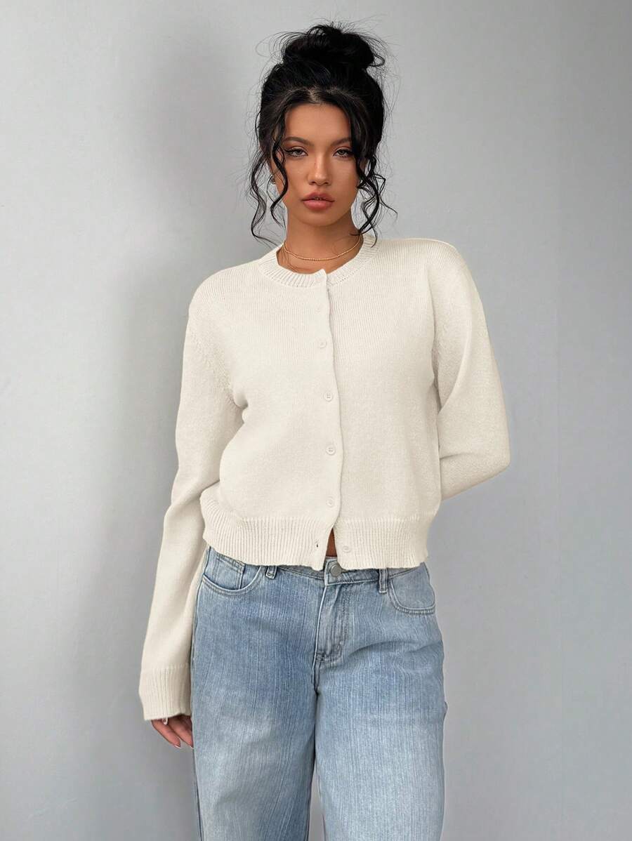 Elena | Cropped Cardigan Sweater - ginlerie 8