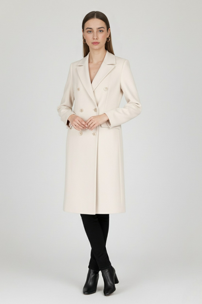 Elena | Double-Breasted Coat - ginlerie 2