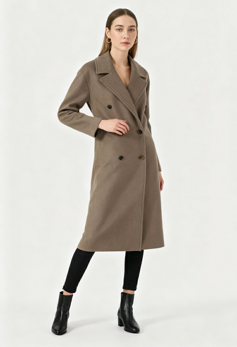Elena | Double-Breasted Trench Coat - ginlerie 2