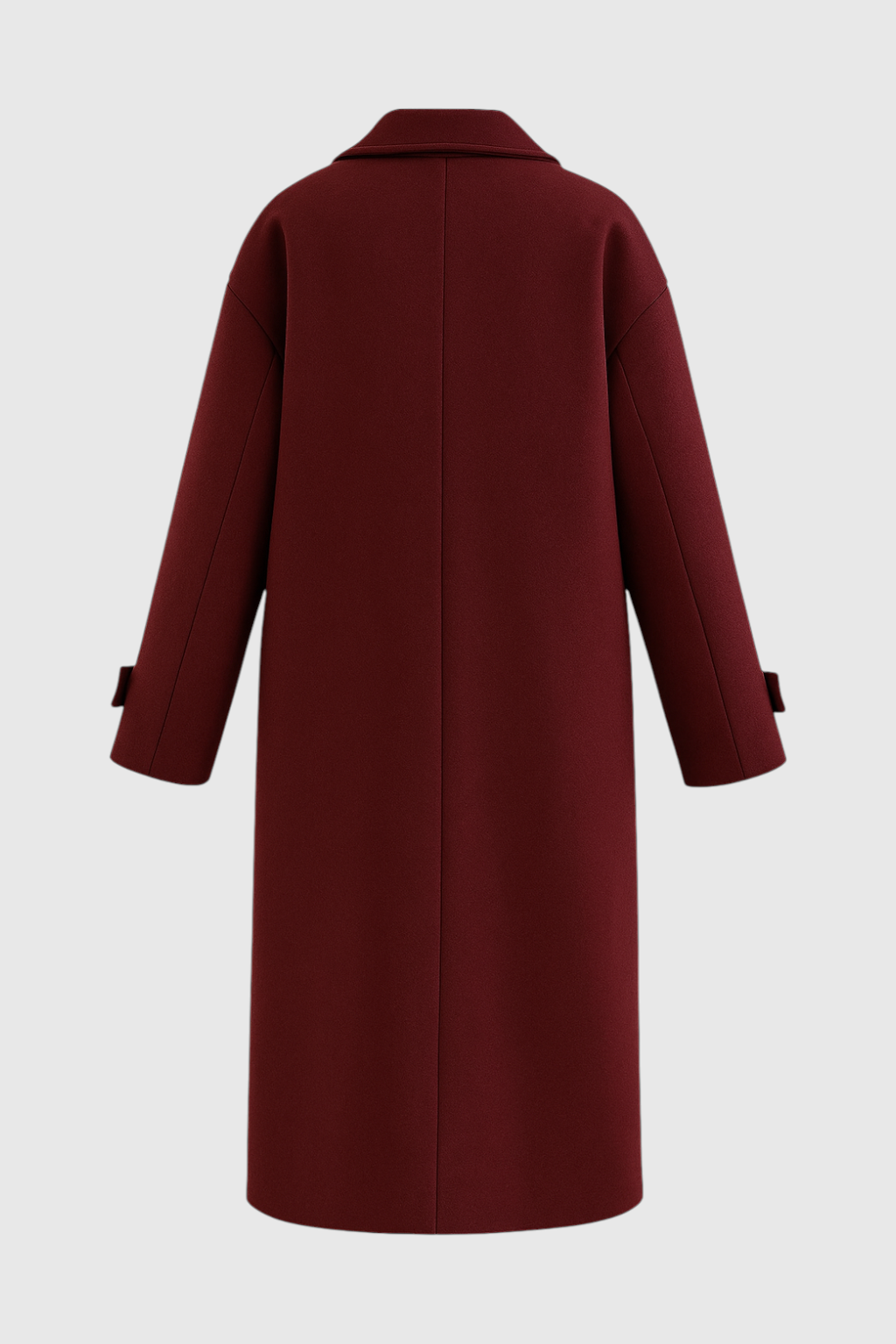 Elena | Elegant Burgundy Coat - ginlerie 3