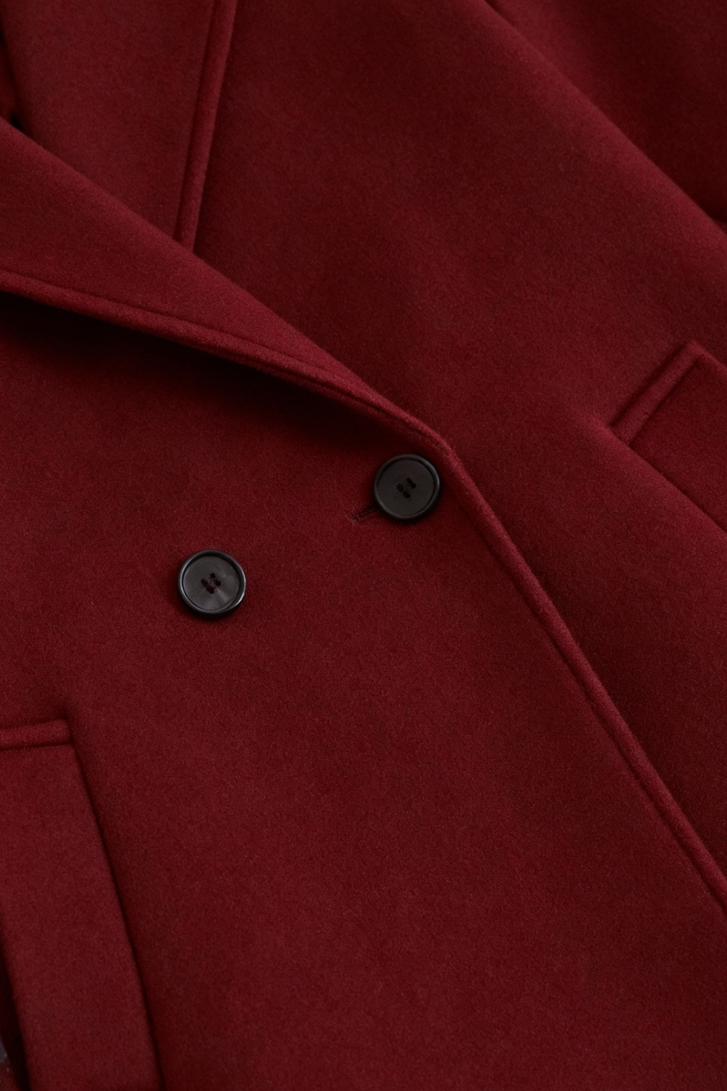 Elena | Elegant Burgundy Coat - ginlerie 5