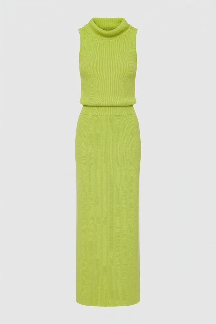 Elena | Elegant Knit Two Piece Set - ginlerie 0