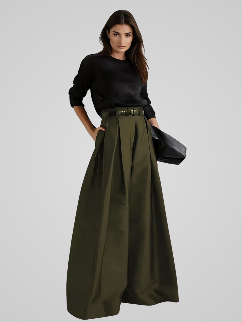 Elena | Elegant Trouser Skirt - ginlerie 2