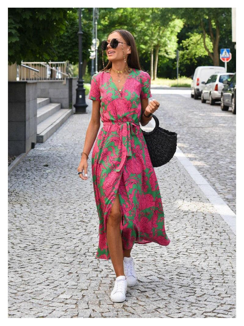 Elena | Elegant White Midi Dress - ginlerie 2