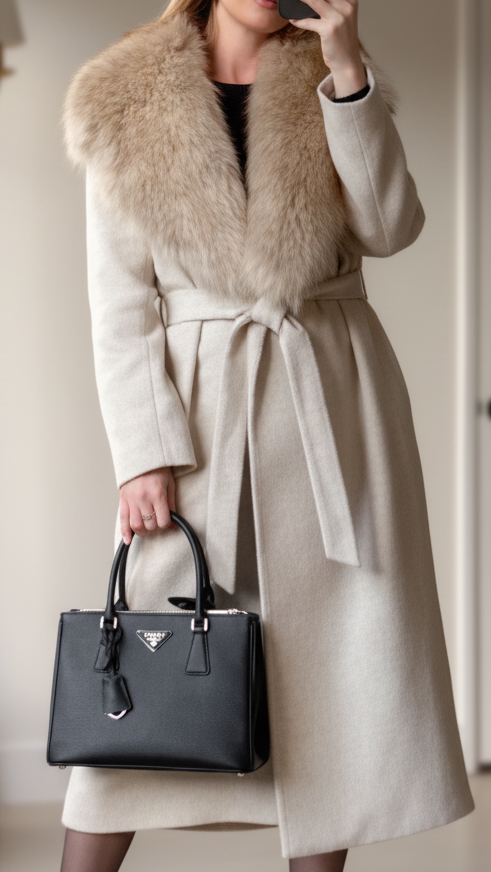 Elena | Faux Fur Winter Coat - ginlerie 1