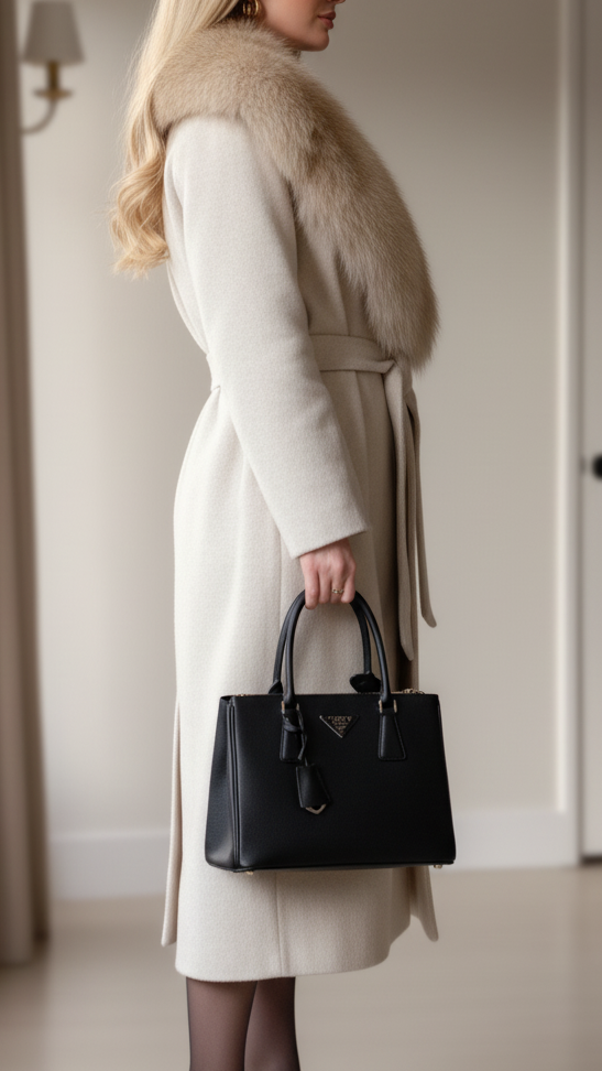 Elena | Faux Fur Winter Coat - ginlerie 3
