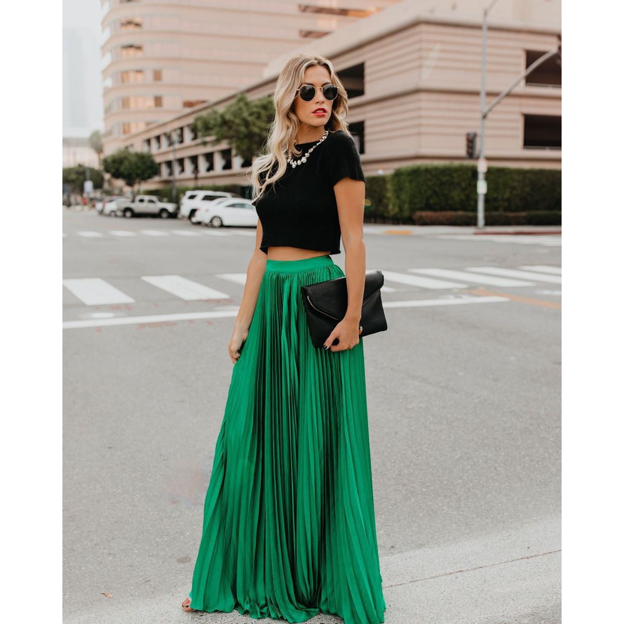Elena | High-Waisted Maxi Skirt - ginlerie 2