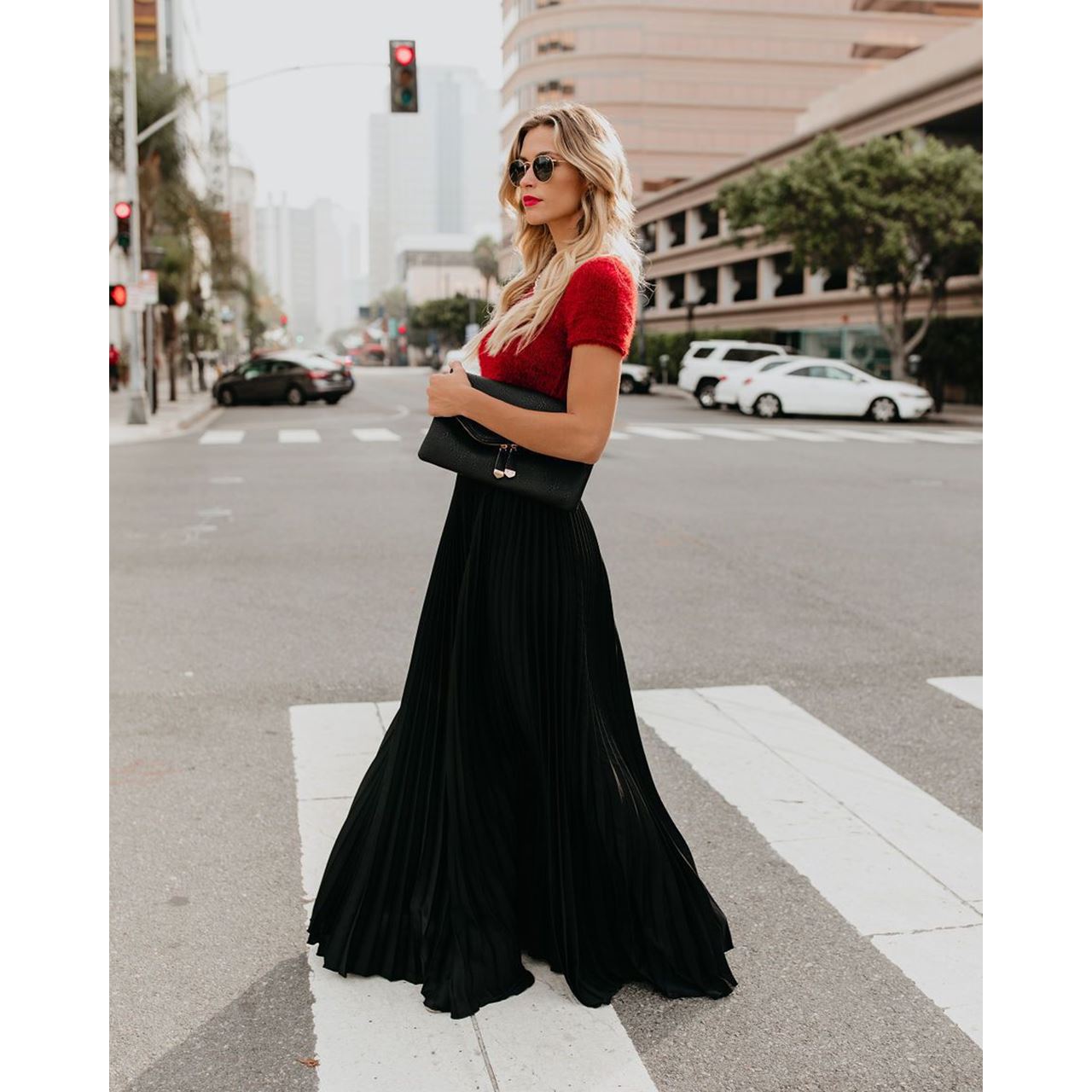 Elena | High-Waisted Maxi Skirt - ginlerie 4