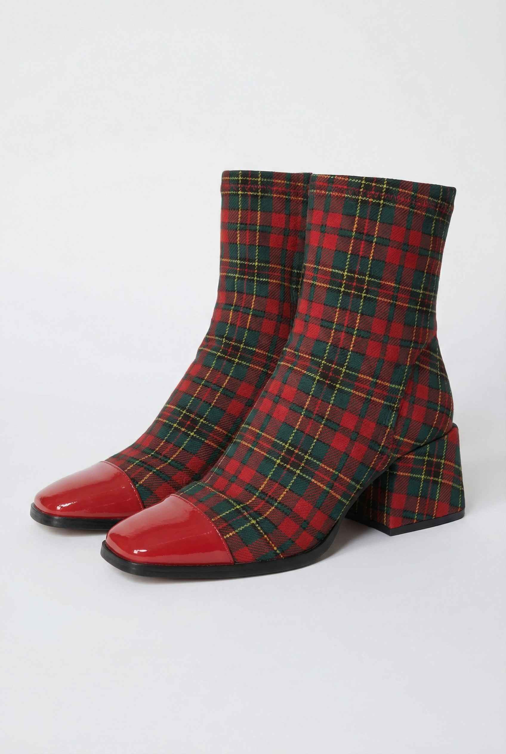 Elena | Mid Calf Leather Boots - ginlerie 0