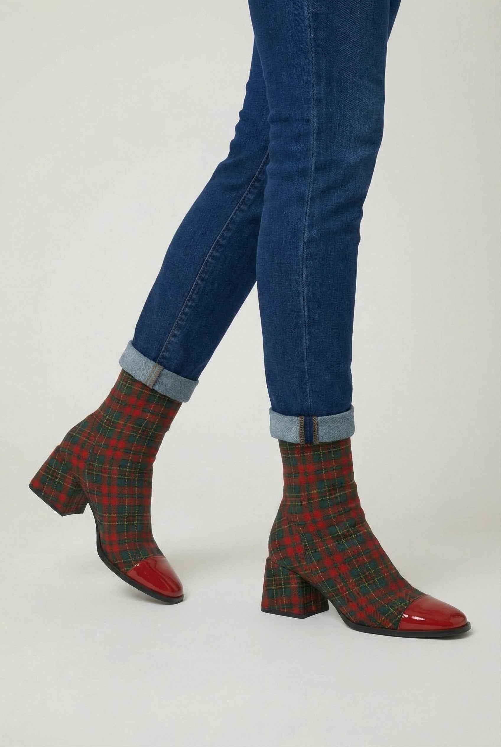 Elena | Mid Calf Leather Boots - ginlerie 3