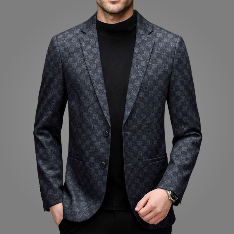 Elena | Patterned Evening Blazer - ginlerie 0