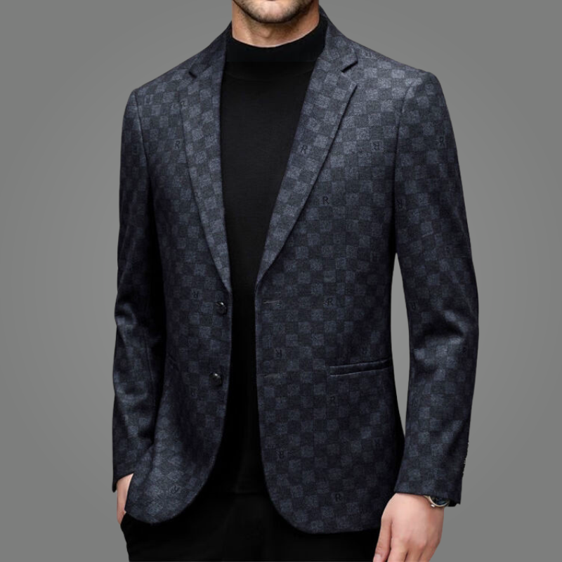 Elena | Patterned Evening Blazer - ginlerie 1