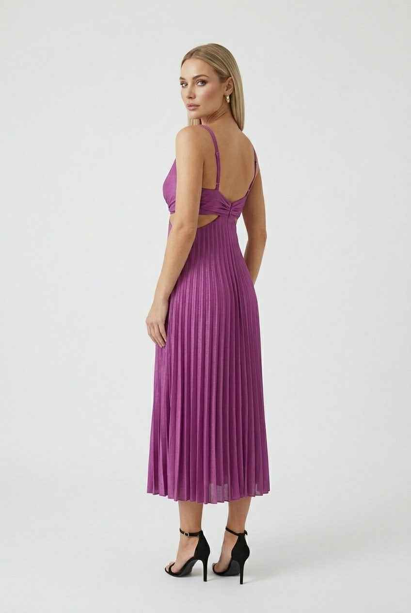 Elena | Pleated Dress - ginlerie 2