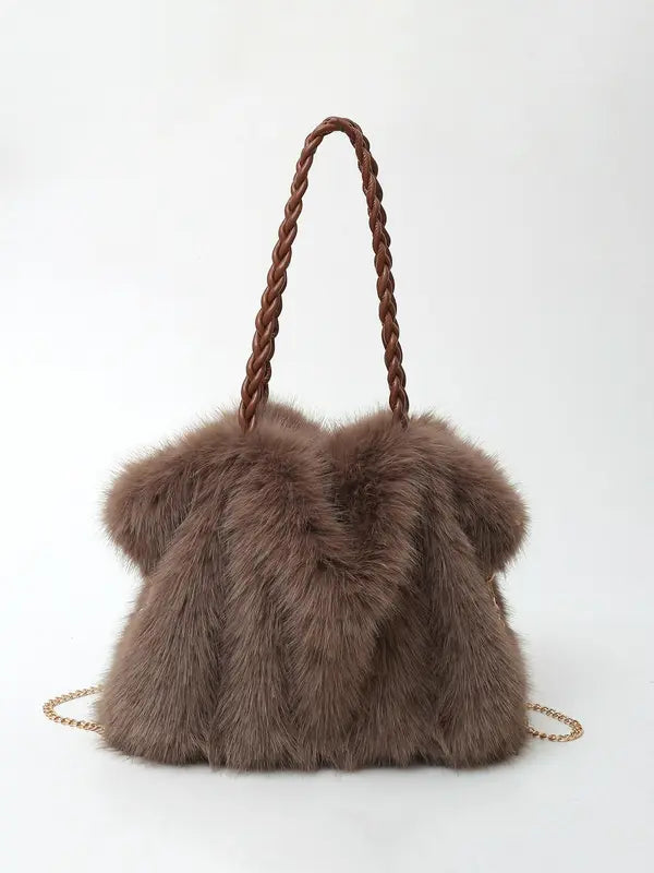 Elena | Plush Velvet Tote Bag - ginlerie 0