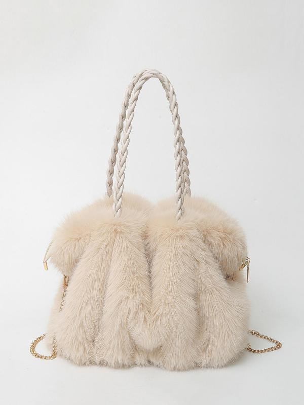 Elena | Plush Velvet Tote Bag - ginlerie 1