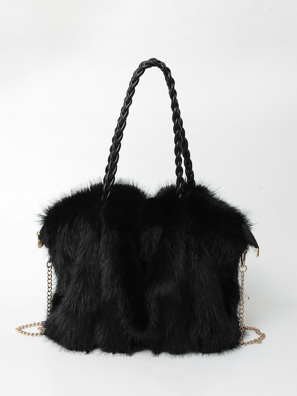 Elena | Plush Velvet Tote Bag - ginlerie 4