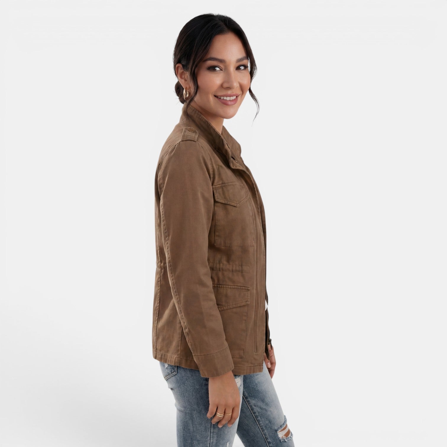 Elena | Utility Jacket for Ladies - ginlerie 4