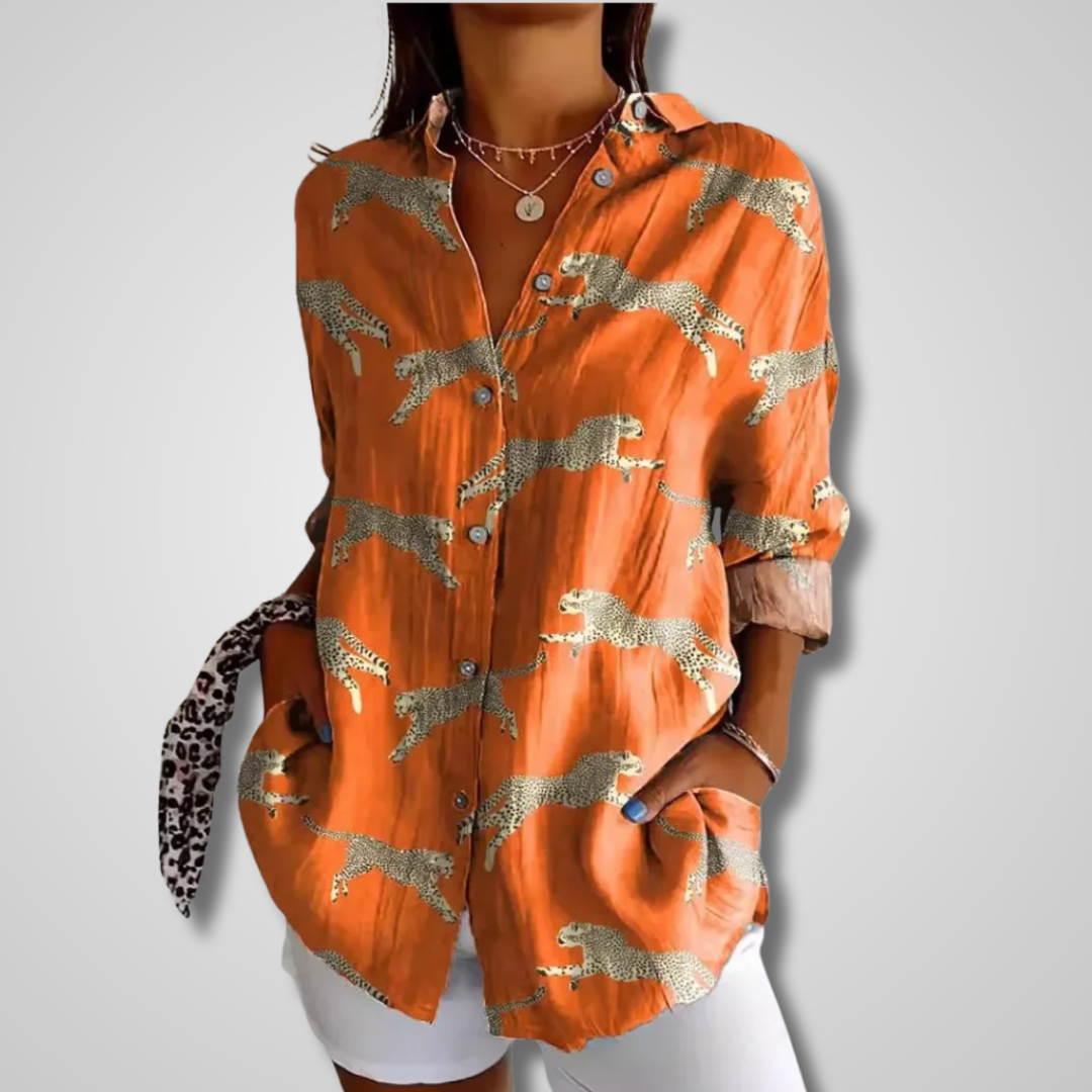 Elena | Vintage Relaxed Shirt - ginlerie 1