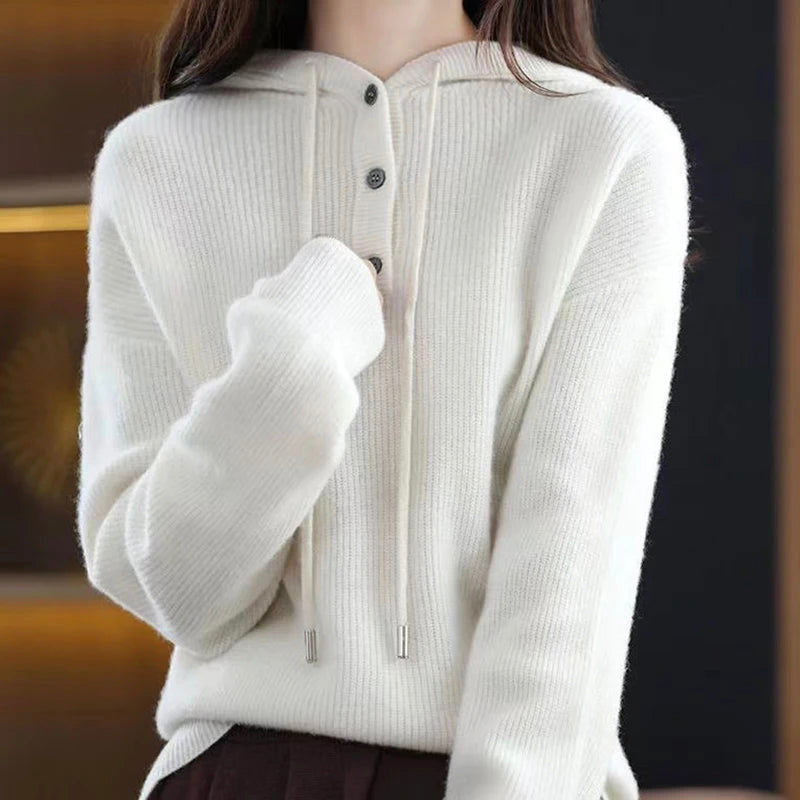Elise | Cozy V-Neck Sweater - ginlerie 3