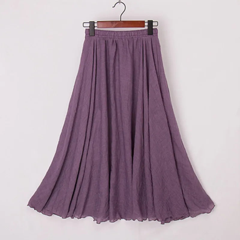 Elise | Elegant Maxi Skirt - ginlerie 10