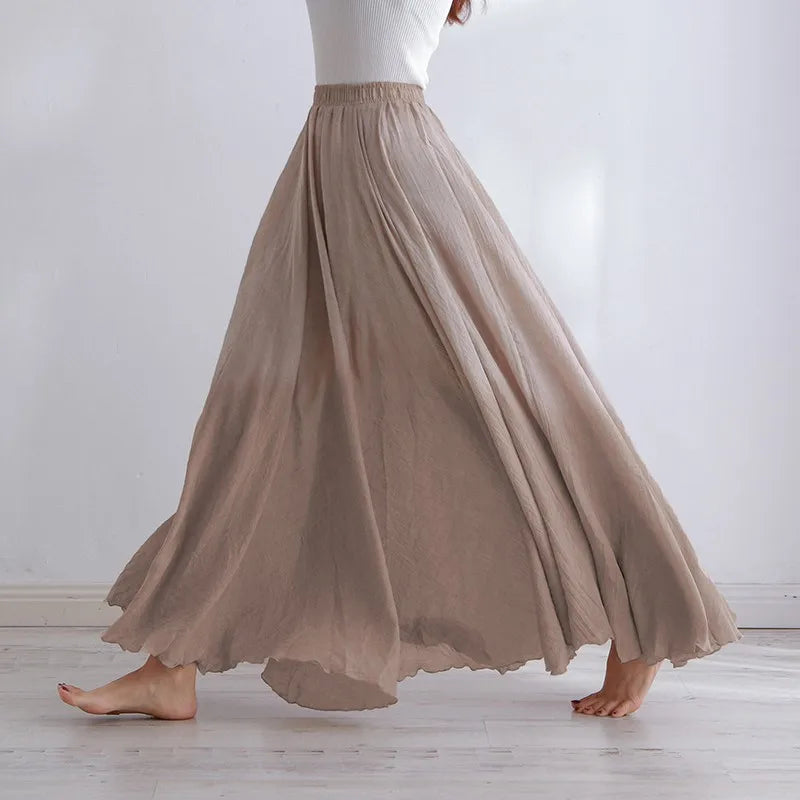 Elise | Elegant Maxi Skirt - ginlerie 3