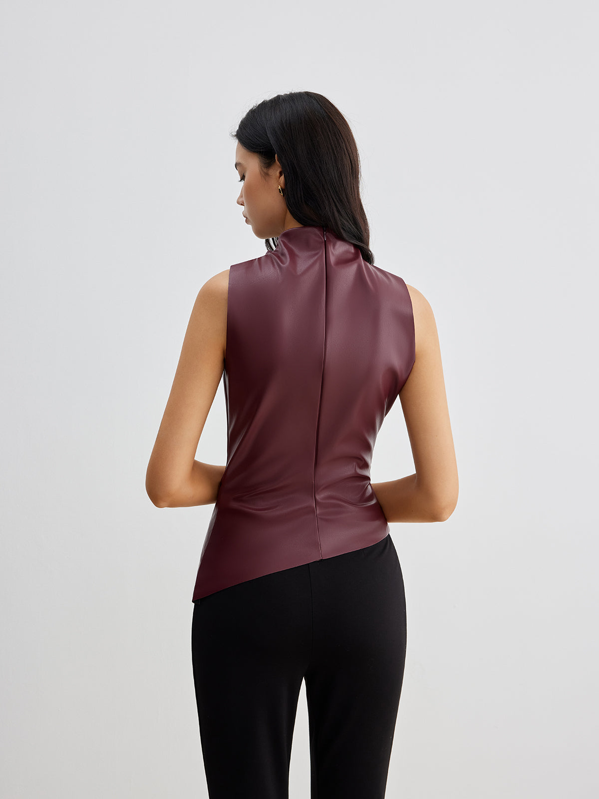 Ella | Chic High Neck Top - ginlerie 5