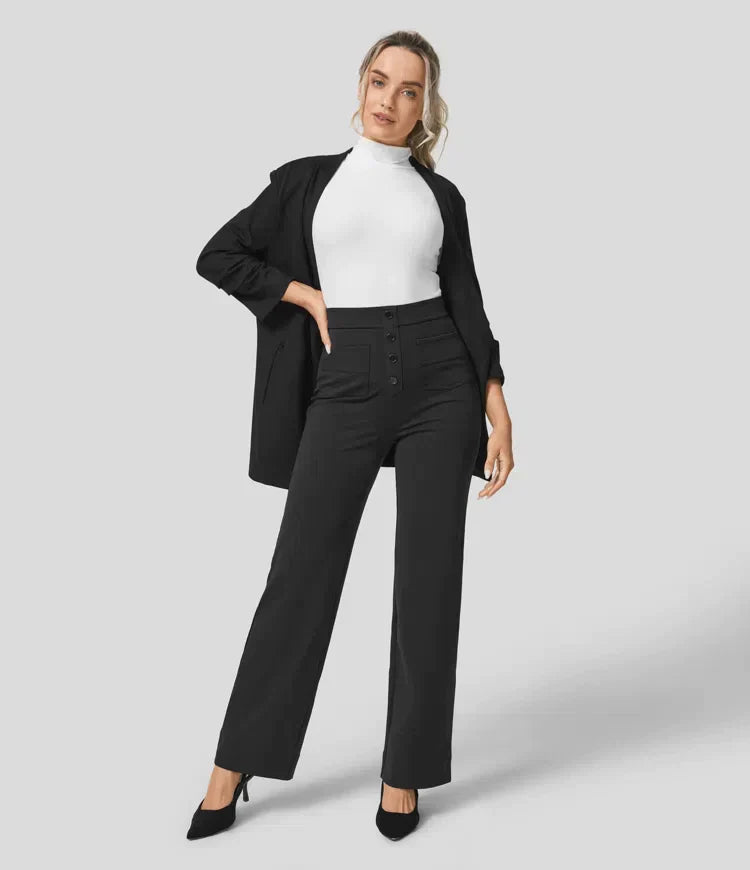 Elsa | High-Waist Trousers - ginlerie 5