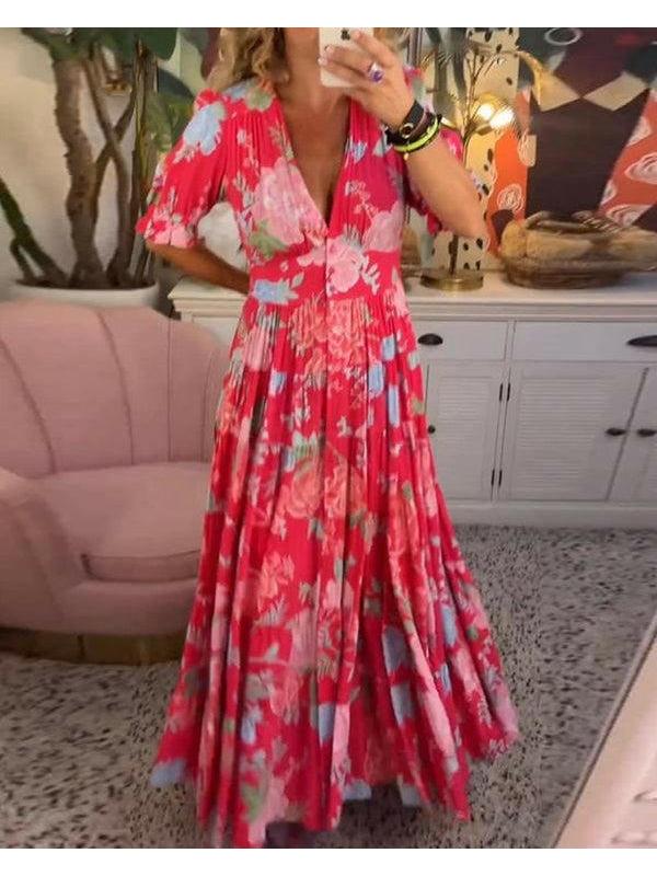 Flora | Floral Print Summer Dress - ginlerie 3