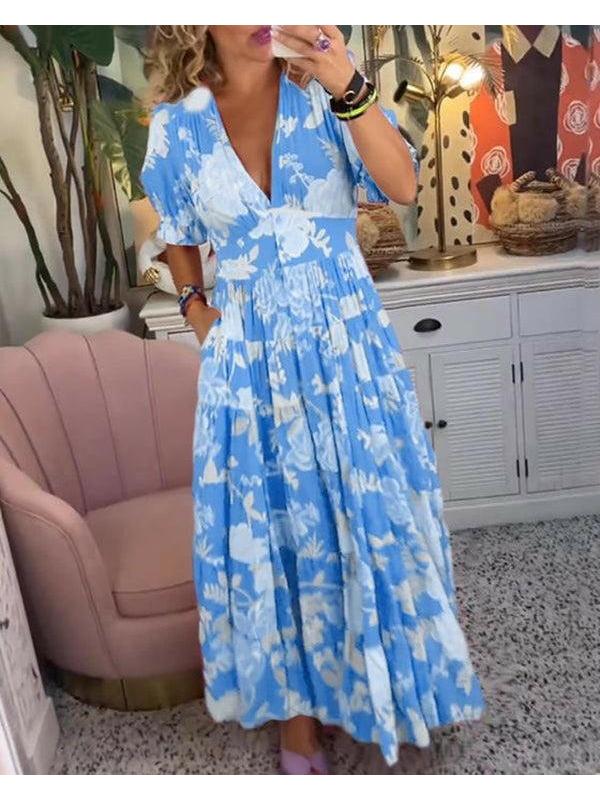 Flora | Floral Print Summer Dress - ginlerie 7