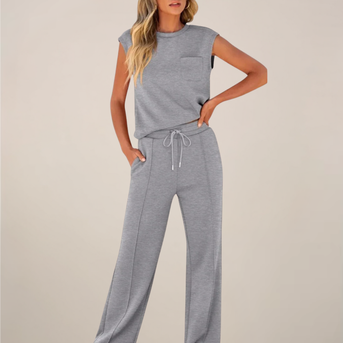 Freya | Two Piece Pants Set - ginlerie 6