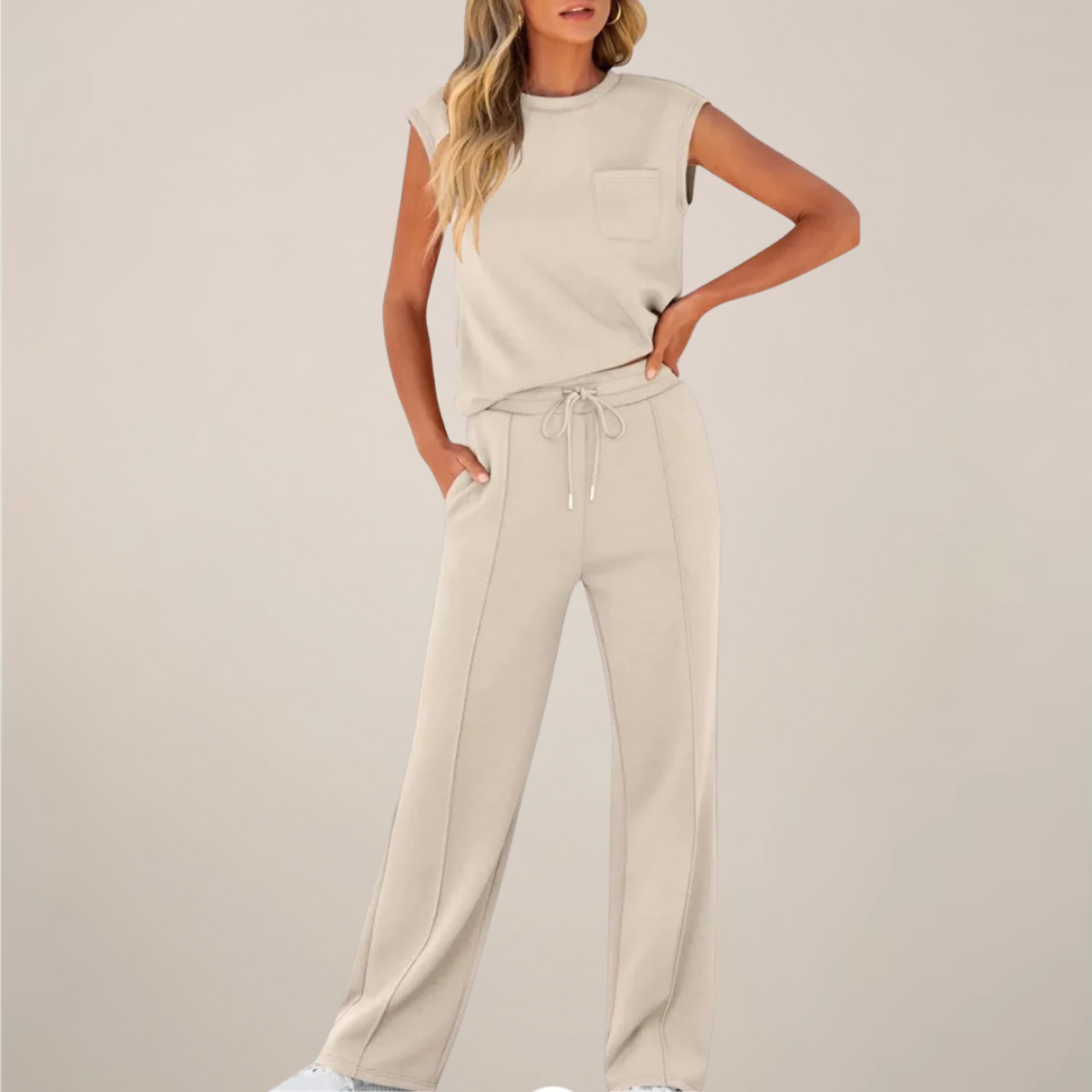 Freya | Two Piece Pants Set - ginlerie 7