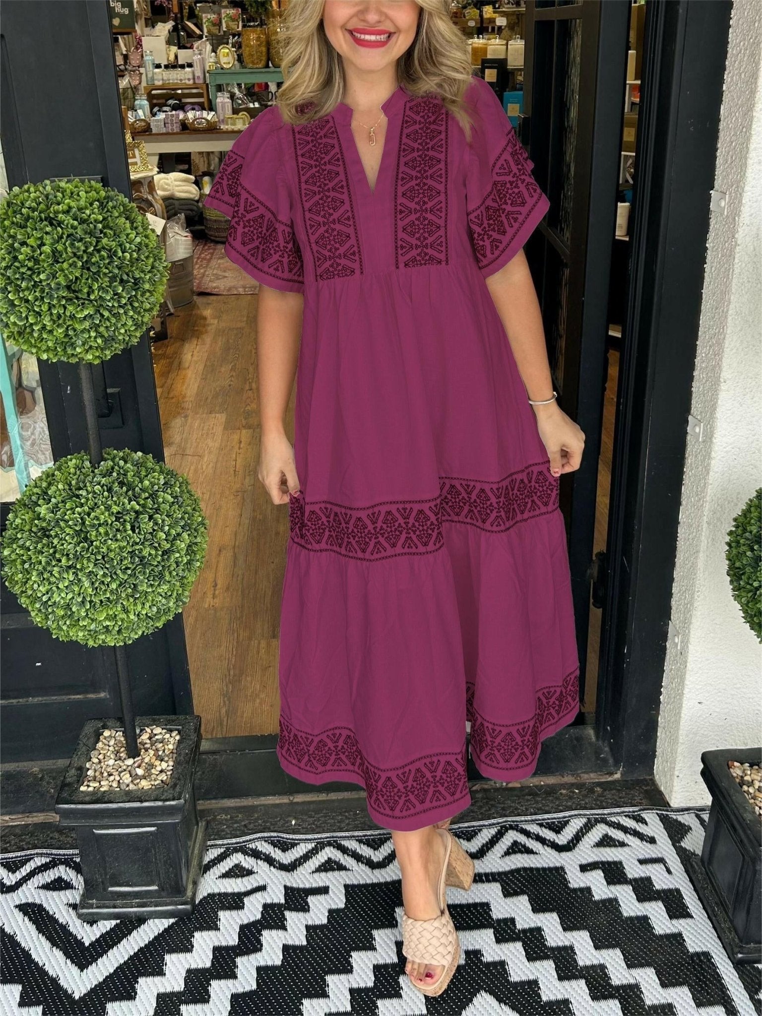 Hanna | Elegant Boho Dress - ginlerie 5