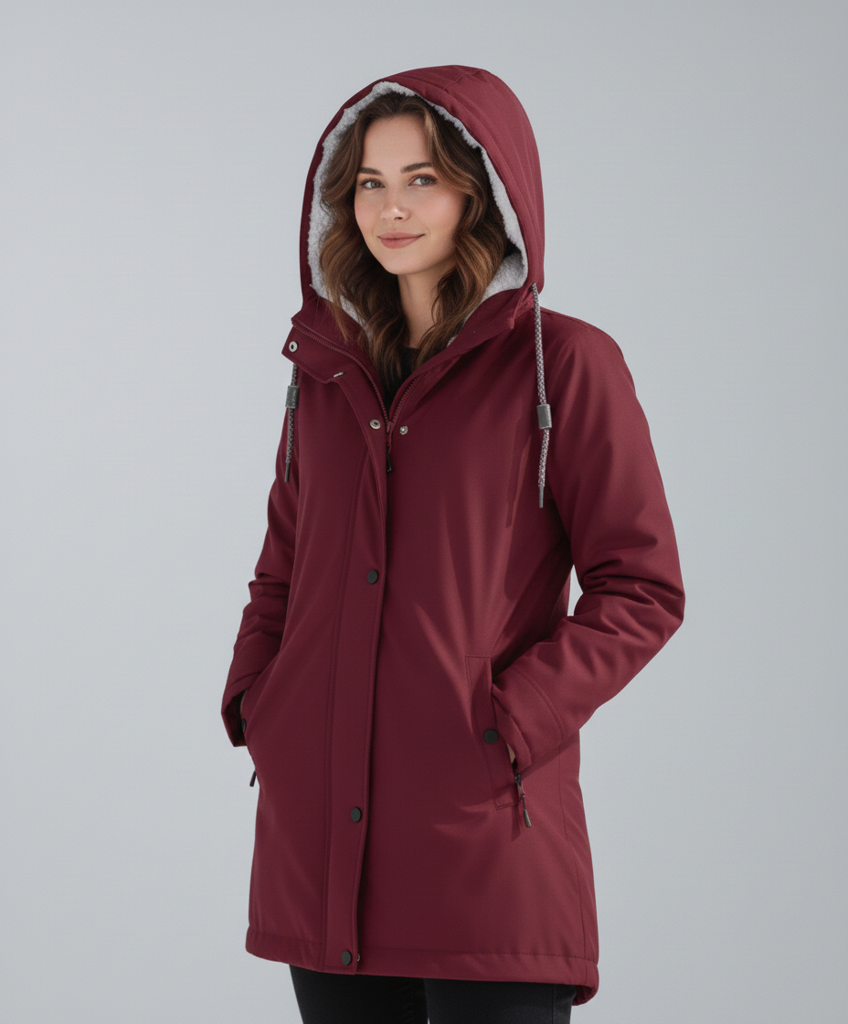Imogen | Cozy Sherpa-Lined Parka Jacket - ginlerie 2
