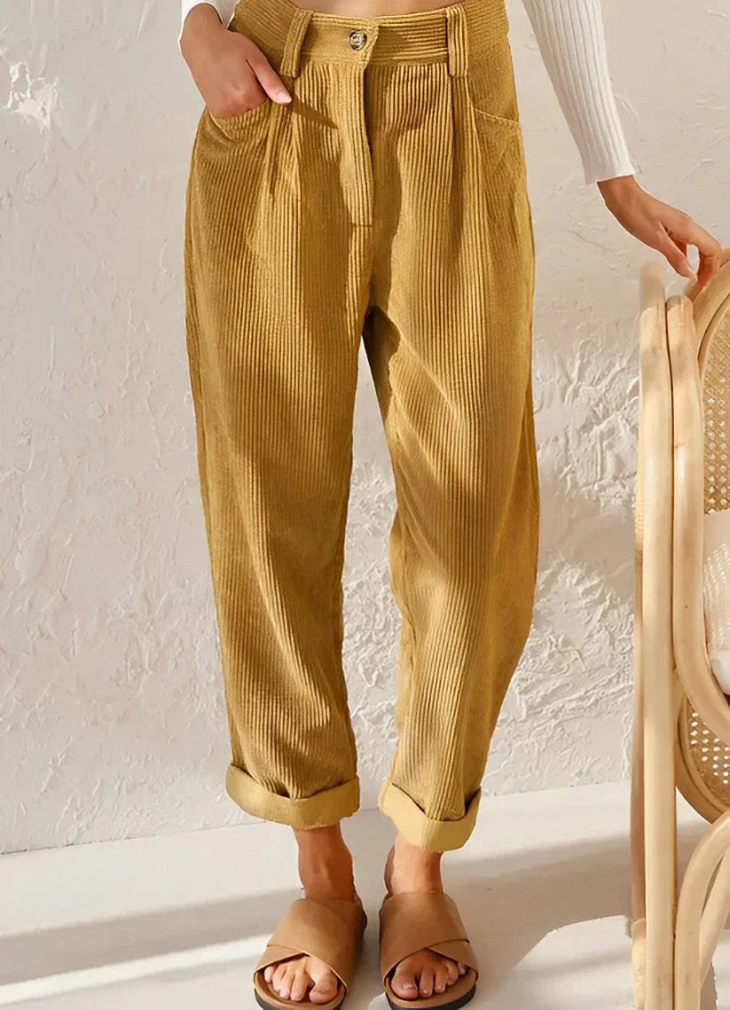 Isla | Chic Striped Trousers - ginlerie 4