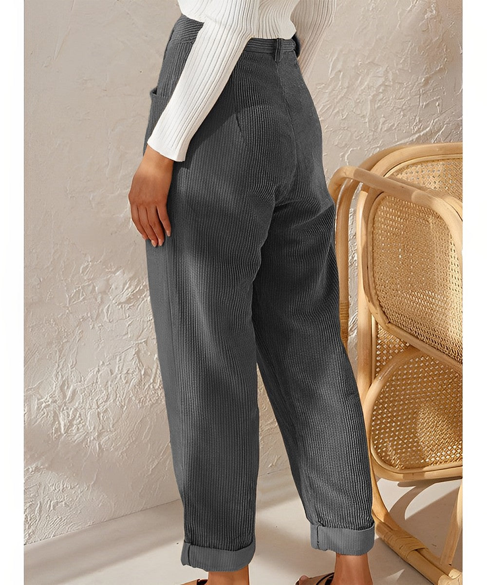 Isla | Chic Striped Trousers - ginlerie 7