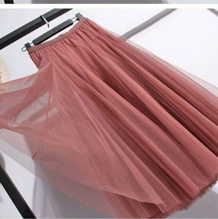Isla | Elegant Black Tulle Skirt - ginlerie 8